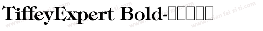 TiffeyExpert Bold字体转换